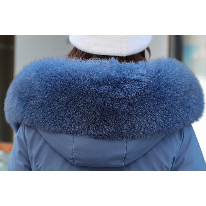 Loose Fit Fur Collar Puffer Coat