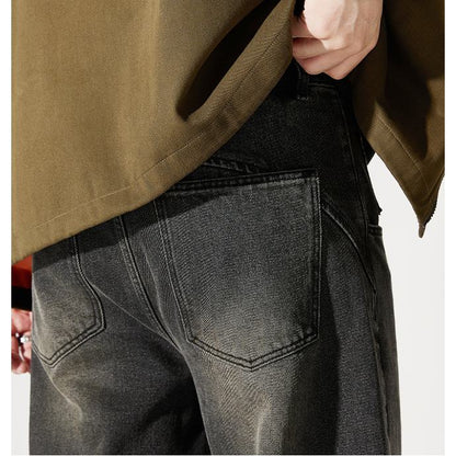 Pantalones clásicos informales de pierna recta y cintura elástica y ajuste holgado