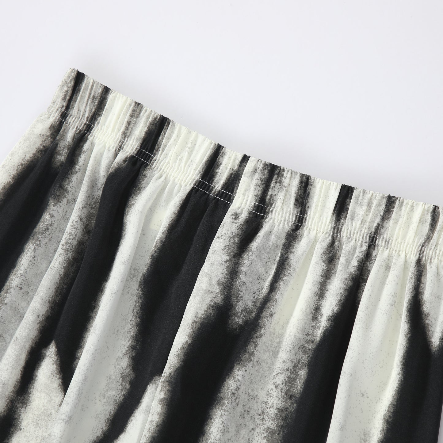 Slimming Print Casual Draping Thin High-Waisted Silky Floor-Length Pants