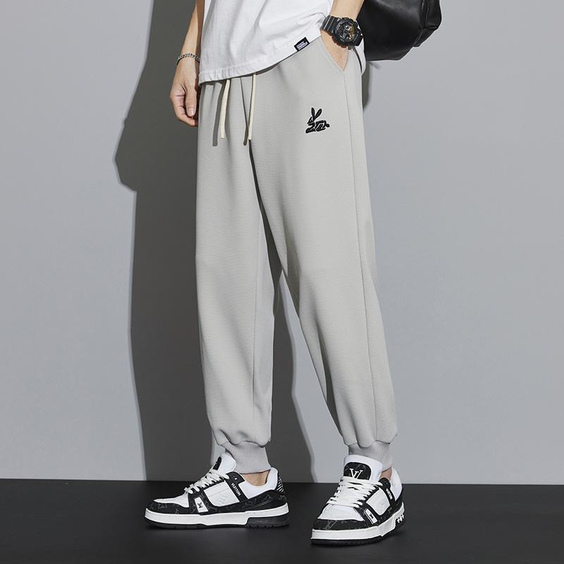 Knitted Tapered Loose Fit Trendy Sports Sweatpant