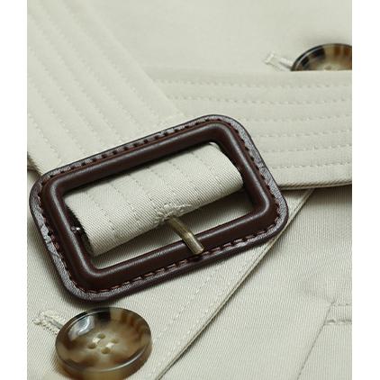 Trench-coat à double boutonnage avec ceinture