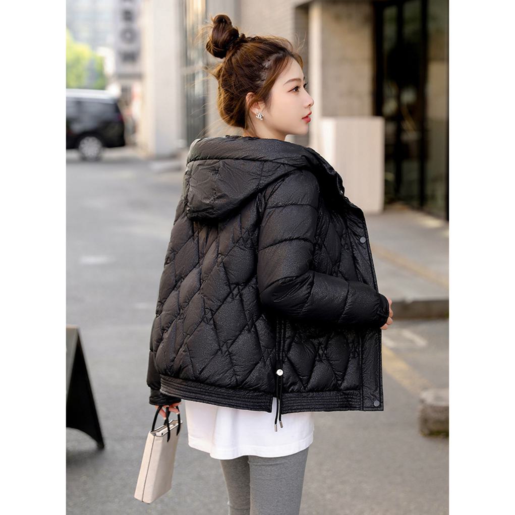 Hooded Quilted Cropped Puffer Jacket