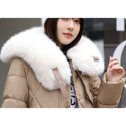 Fur Collar Thickened Puffer Coat