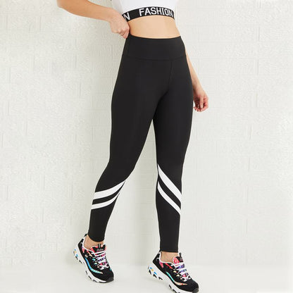 Yoga Tight-Fitting Sweat-Wicking Outdoor Fitness Offset Printing Moisture-Wicking Sports Leggings