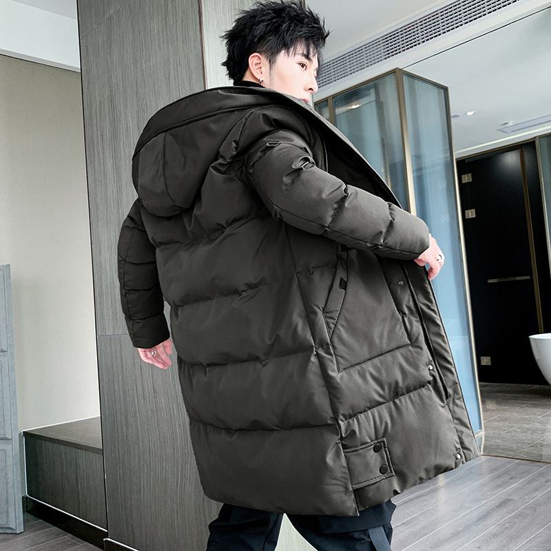 Trendy Thickened Knee-Length Puffer Jacket