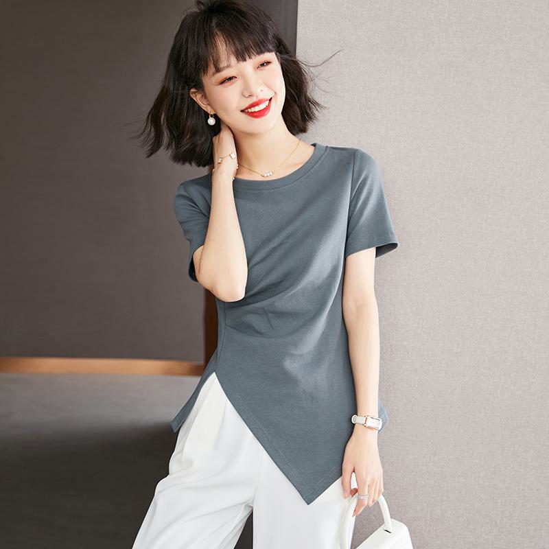 Slimming Niche Solid Blouse