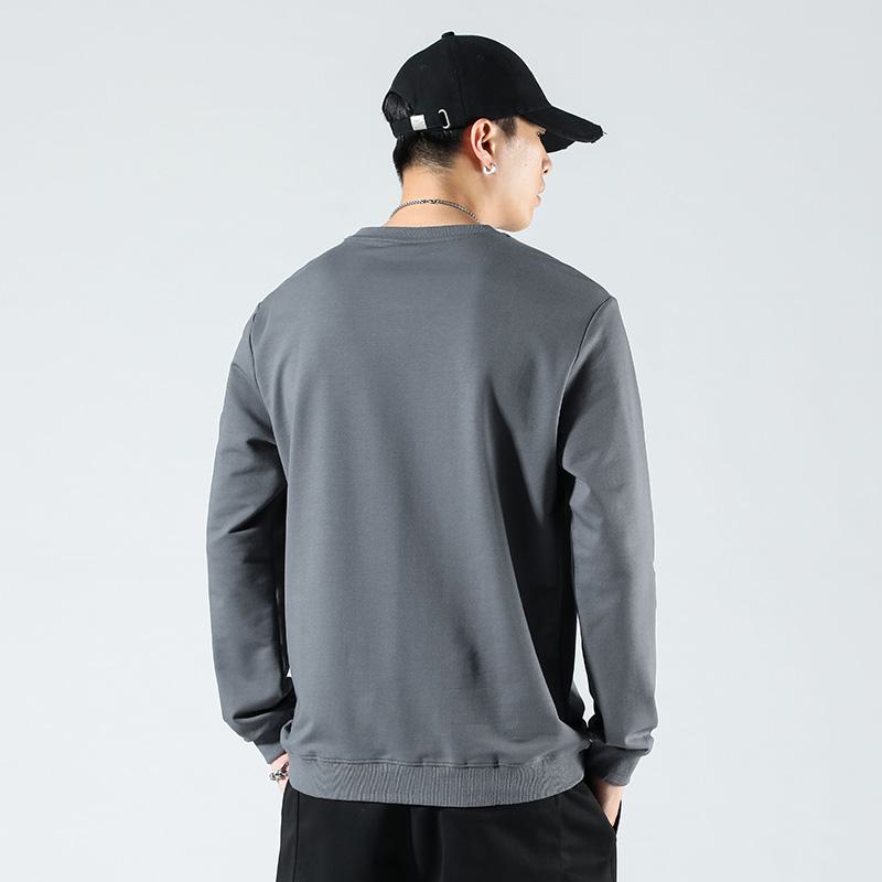 Unisex-Rundhals-Sweatshirt mit dünnem Print