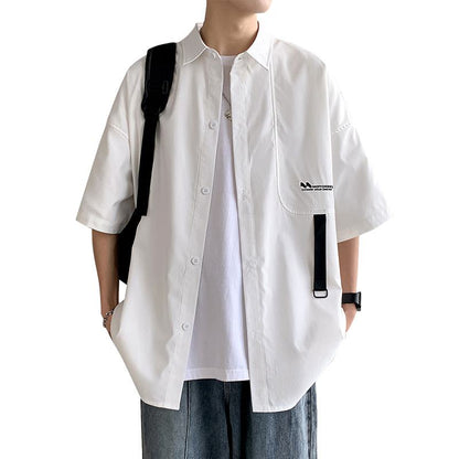 Trendy Versatile Simplicity Short Sleeve Shirt