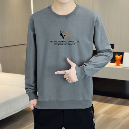 Pullover Round Neck Trendy Casual Letter Sports Sweatshirt