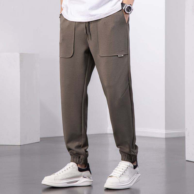Casual Sports Tapered Simplicity Chic Versatile Pants