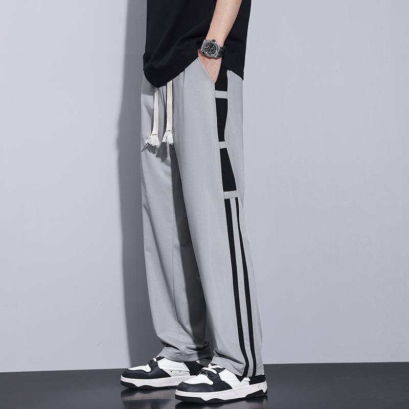 Pantalones casuales holgados de ajuste versátil y elasticidad