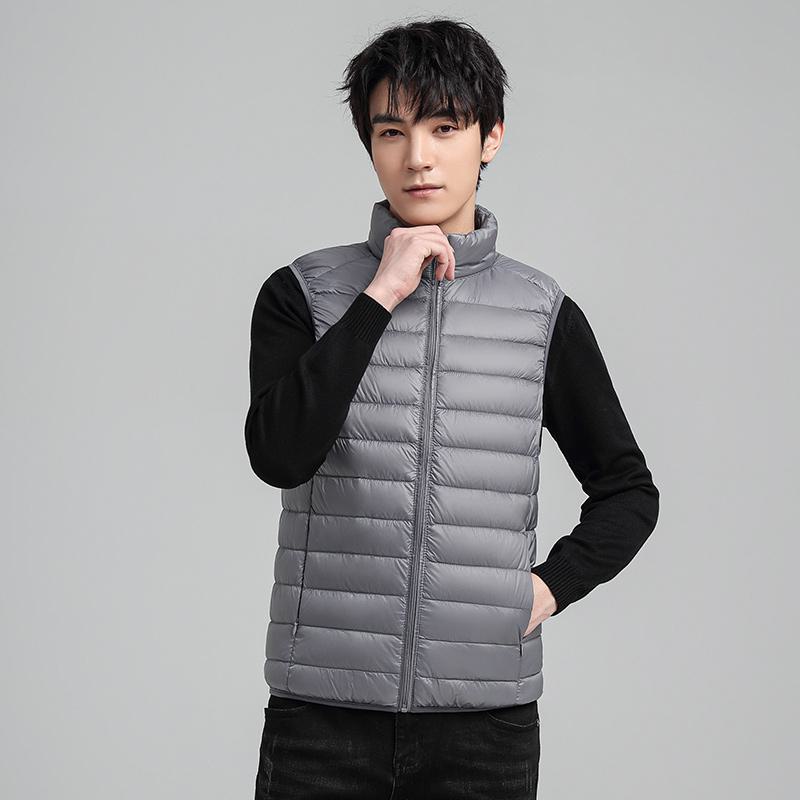 Warmth Stand-Up Collar Versatile Lightweight Down Vest