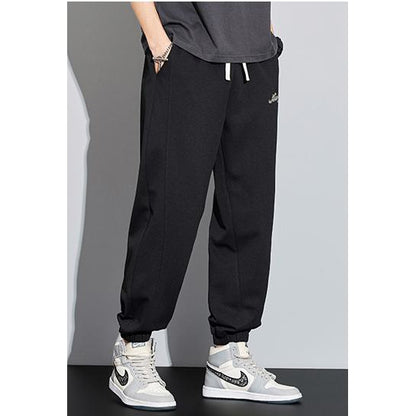 Tapered Knitted Sports Elastic Waist Sweatpant