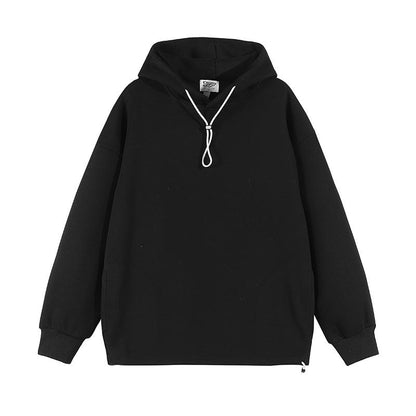 High Quality Fabric Drawstring Versatile Unisex Beaded Embroidery Hoodie