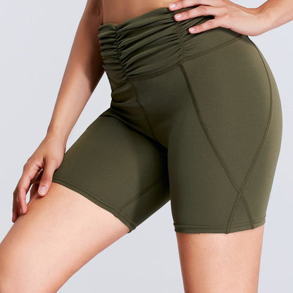 High-Waisted Quick-Drying Yoga Tight-Fitting Sports Fitness Running Sports Shorts