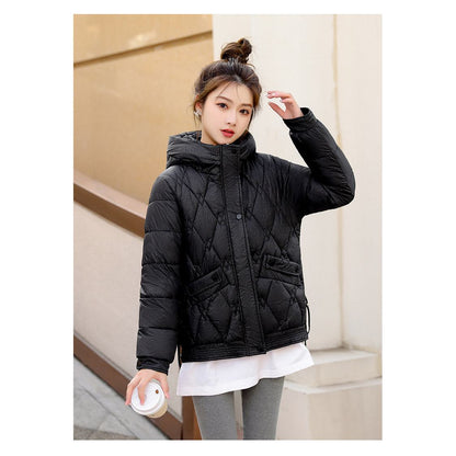 Hooded Quilted Cropped Puffer Jacket