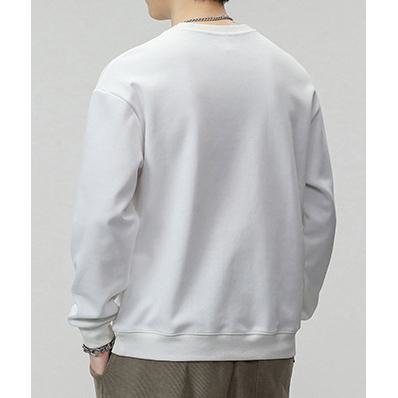 Loose Fit Simplicity Rundhals-Sweatshirt
