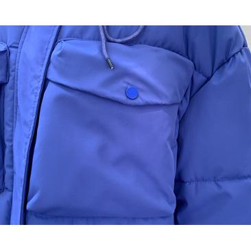 Bellows Pocket Cropped Puffer Jacket