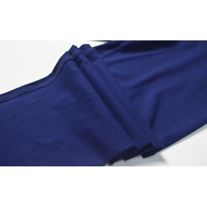 Leggings de sport multicolores en polyester et coton extensible, taille courte et rehaussement des fesses