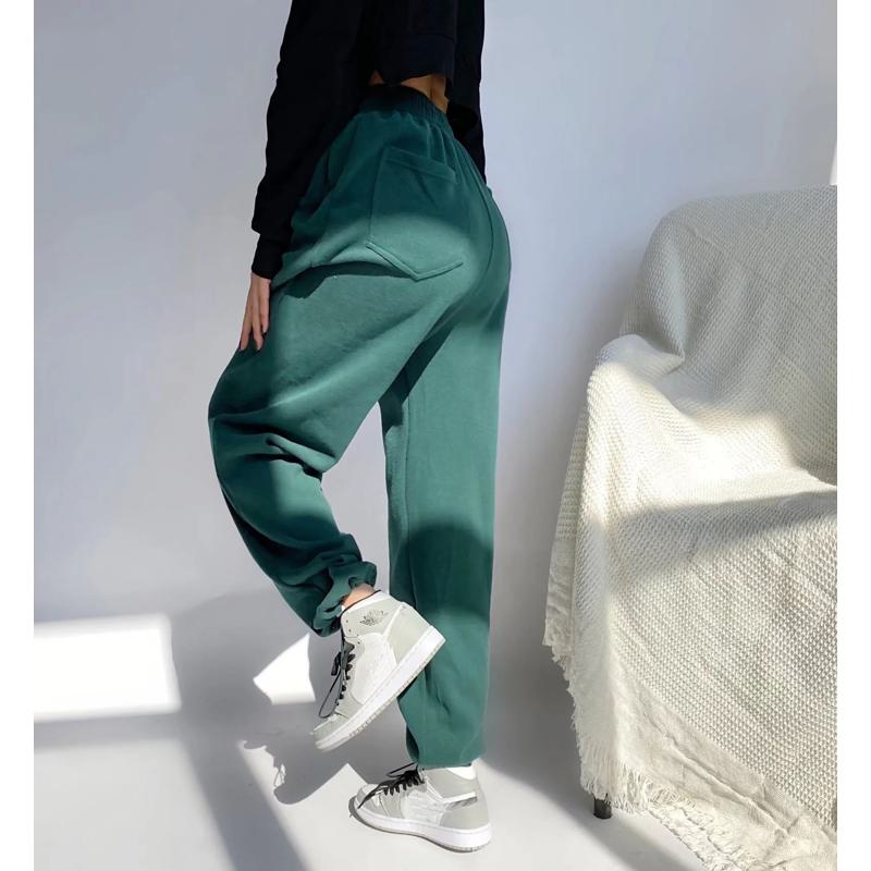 Pantalon long décontracté et ample en molleton pour le hip-hop