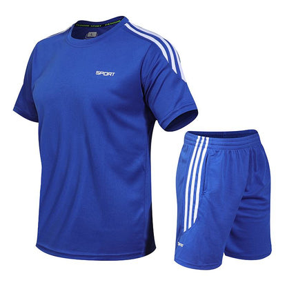 Ensemble de vêtements de sport polyvalent pour la course à pied et l'exercice physique décontracté.