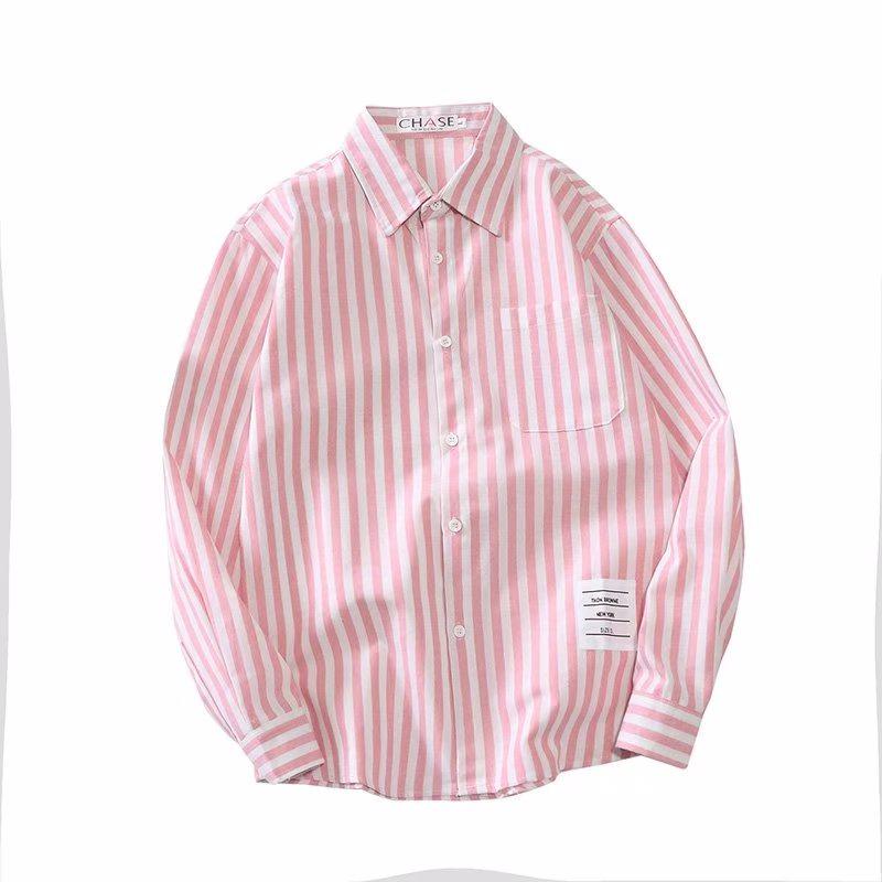 Loose-Fit Stripe Versatile Shirt