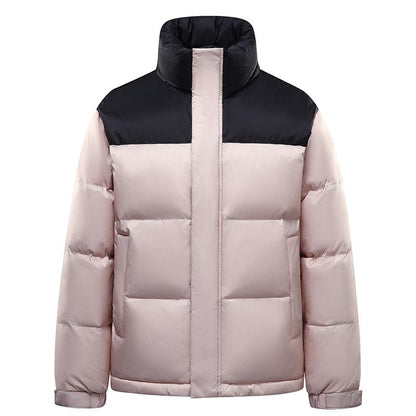 Loose Fit White Duck Down Thickened Plus Down Jacket