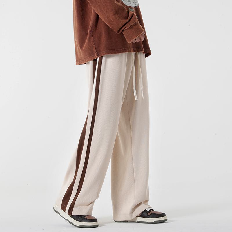 Pantalon de sport ample en tricot tendance et polyvalent