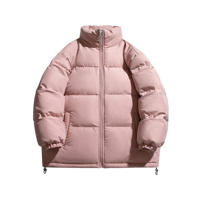 Versatile Stand-Up Collar Thickened Puffer Jacket