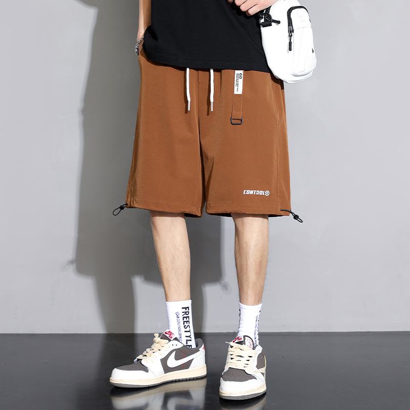 Pantalones cortos modernos y versátiles con cintura ajustable con cordón