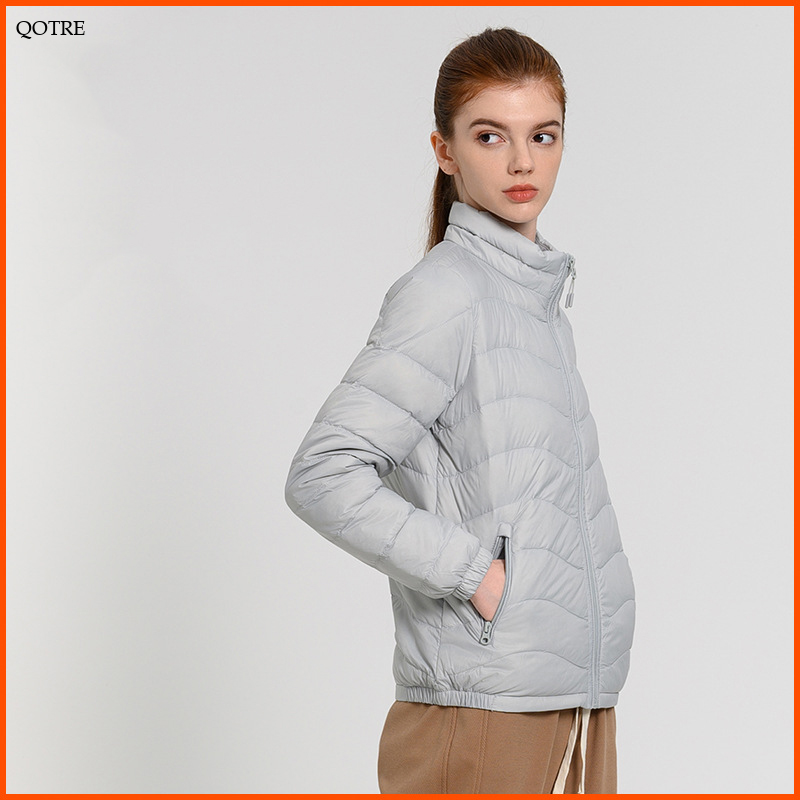 Full Zip Quilted Lightweight Down Jacket