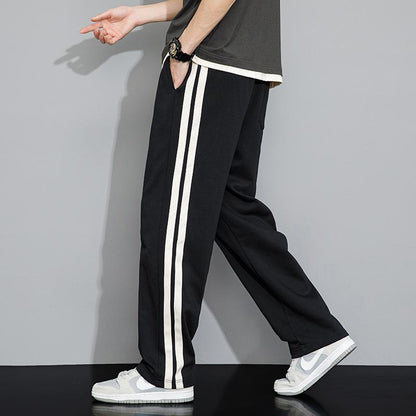 Pantalons longs polyvalents à drapé tendance et coupe ample