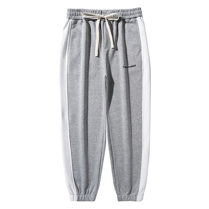 Vielseitige Sport-Tapered-Patchwork-Sweatpants