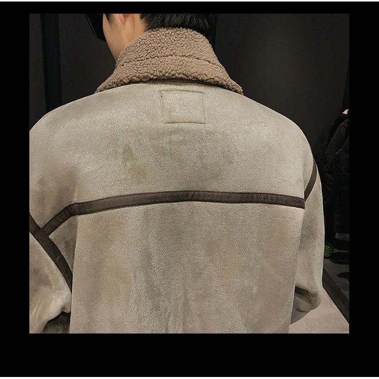 Monochrome Trendy Shearling Jacket