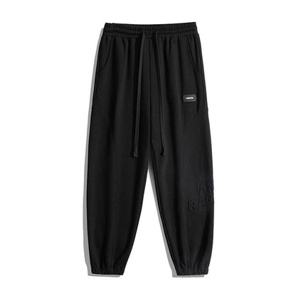 Trendy Knitted Tapered Sports Loose Fit Harem Sweatpant