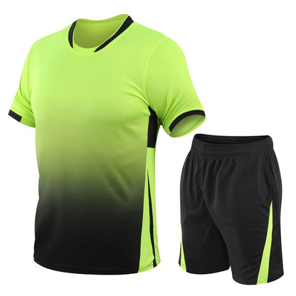 Conjunto deportivo de moda de secado rápido para correr casualmente y holgado, ideal para deportes y fitness.