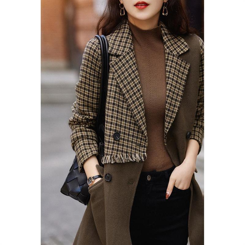 Thickened Double-Breasted Slimming Loose Fit Casual Car Coat