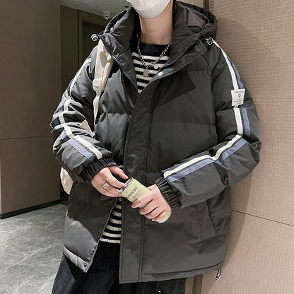 Warmth Thickened Hooded Puffer Jacket