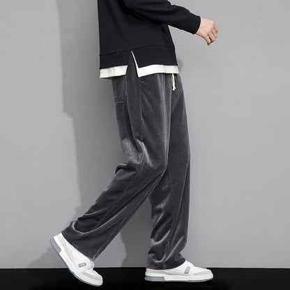 Wide-Leg Drape Trendy Casual Floor-Length Straight Pants Sweatpant