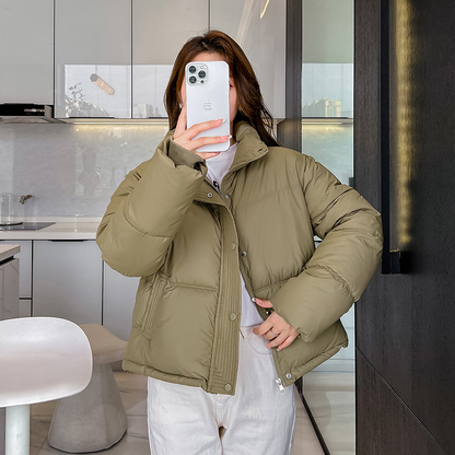 Cropped Simplicity Puffer Jacket