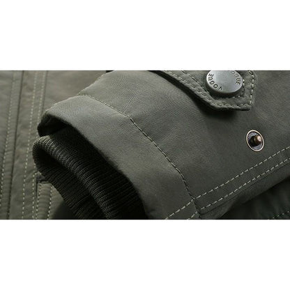 Insulated Multi-Pocket Windproof Parka