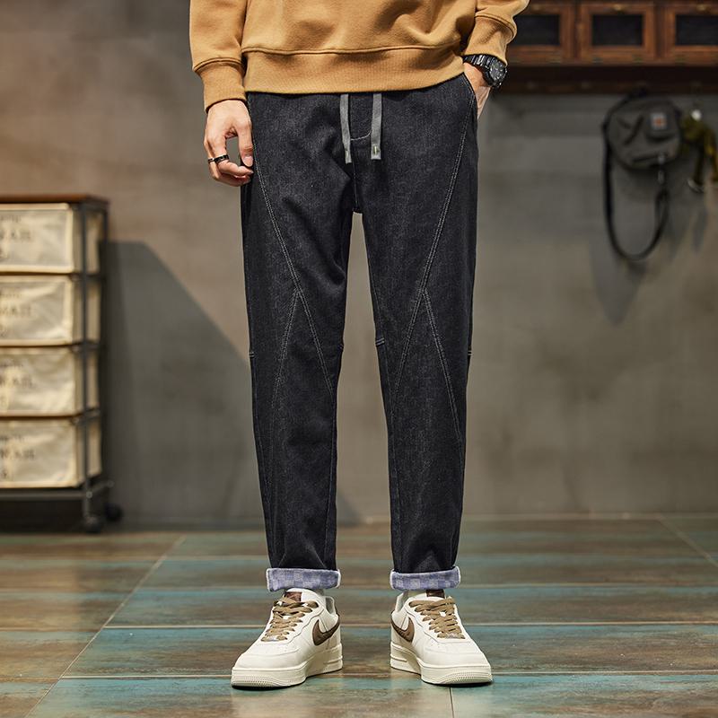 Jeans de moda exclusivos con estampado recto