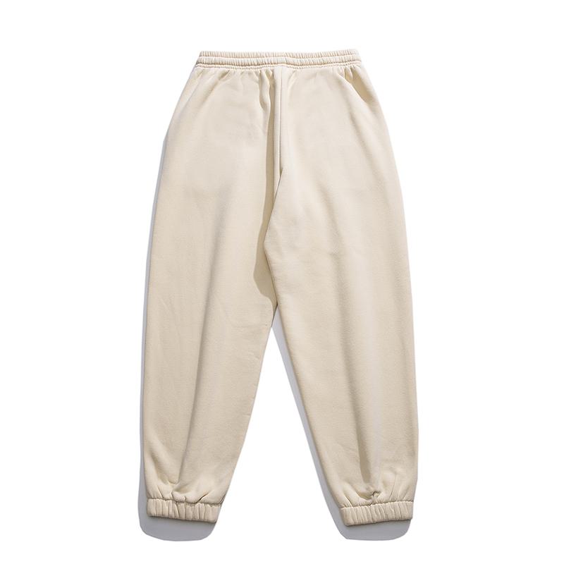 Pantalon de survêtement tricoté polyvalent et tendance à coupe ample