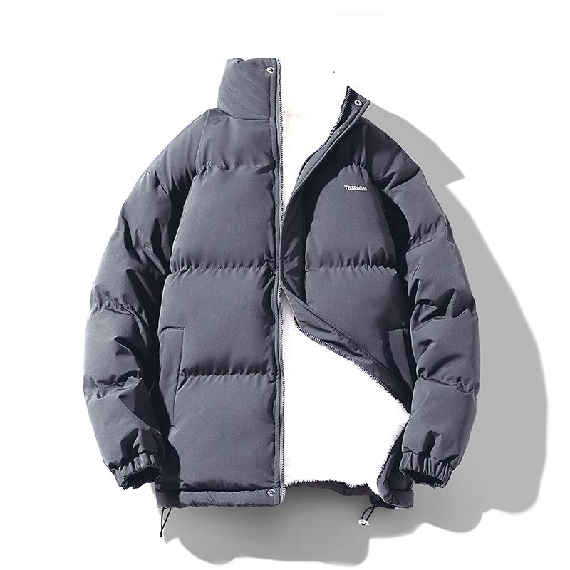 Trendy Stand-Up Collar Thickened Puffer Jacket