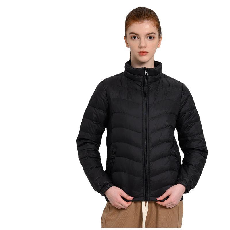 Full Zip Quilted Lightweight Down Jacket