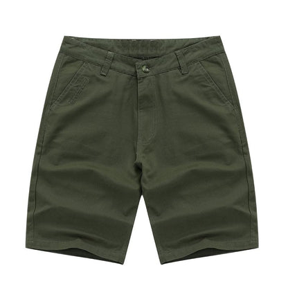 Pure Cotton Workwear Thin Trousers Casual Shorts
