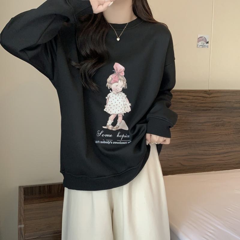 Damenbekleidungssweatshirt aus Kamelvelours mit vielseitigem Rundhalsausschnitt aus silbergrauem Fuchspelz.