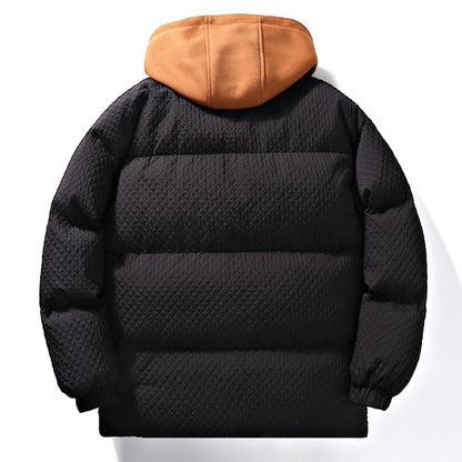 Cropped Thickened Hooded Puffer Jacket