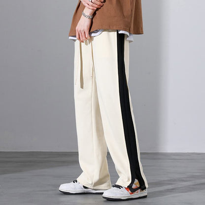Versatile Draping Trendy Floor-Length Straight Pants Loose Fit Sweatpant