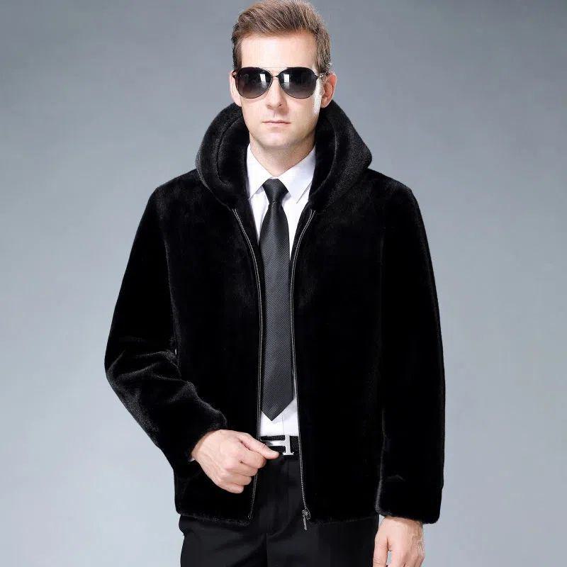 Mink Fur Faux Fur Coat